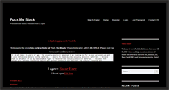 Desktop Screenshot of fuckmeblack.com