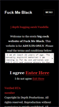 Mobile Screenshot of fuckmeblack.com