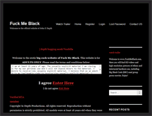 Tablet Screenshot of fuckmeblack.com